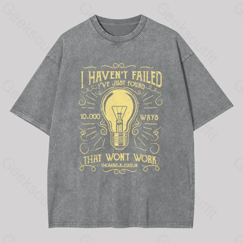 10,000 Ways Geek Washed T-shirt