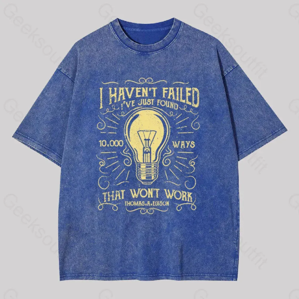 10,000 Ways Geek Washed T-shirt