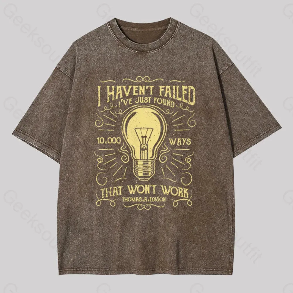 10,000 Ways Geek Washed T-shirt