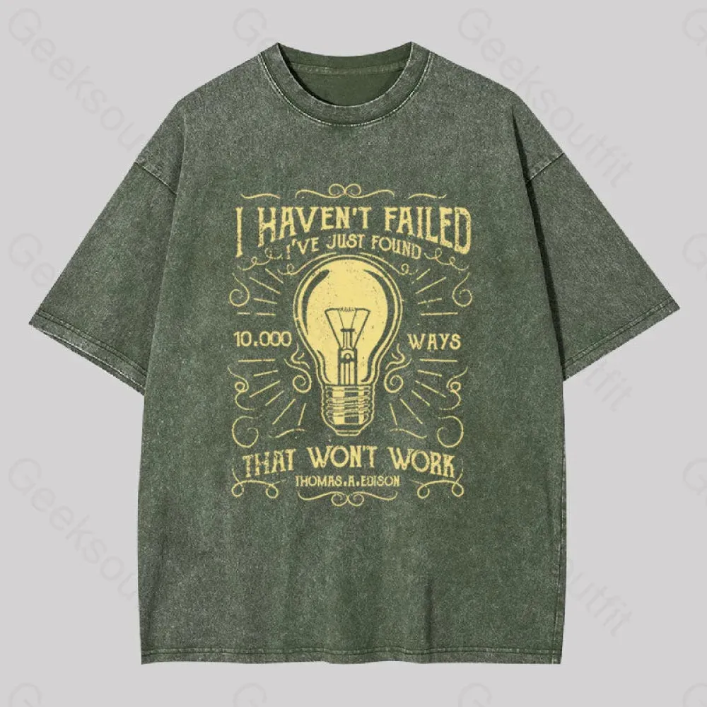 10,000 Ways Geek Washed T-shirt