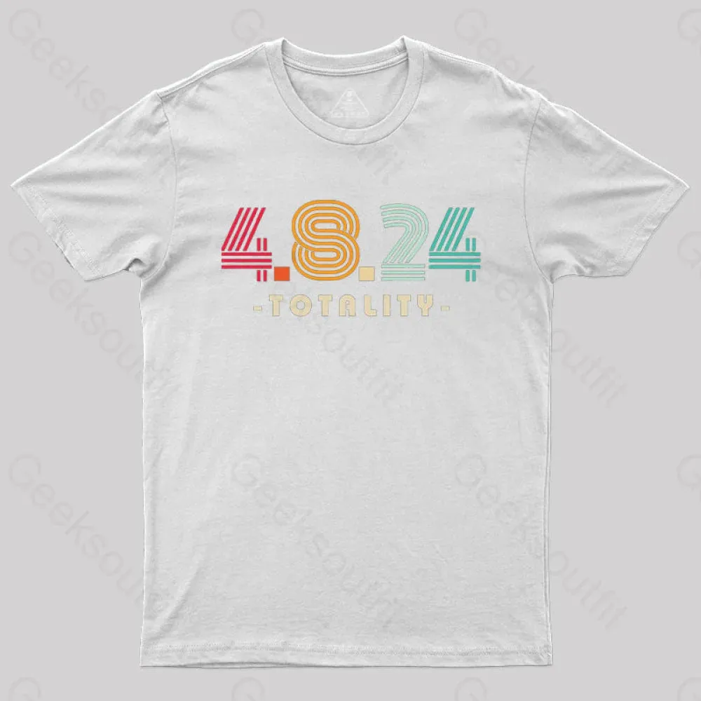 4.8.24 Totality Solar Eclipse Retro Vintage T-Shirt