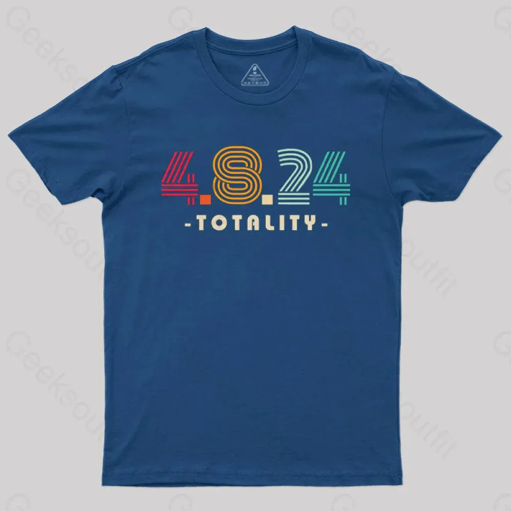 4.8.24 Totality Solar Eclipse Retro Vintage T-Shirt