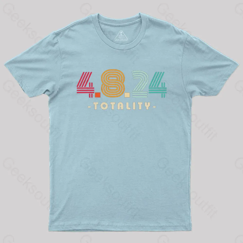 4.8.24 Totality Solar Eclipse Retro Vintage T-Shirt
