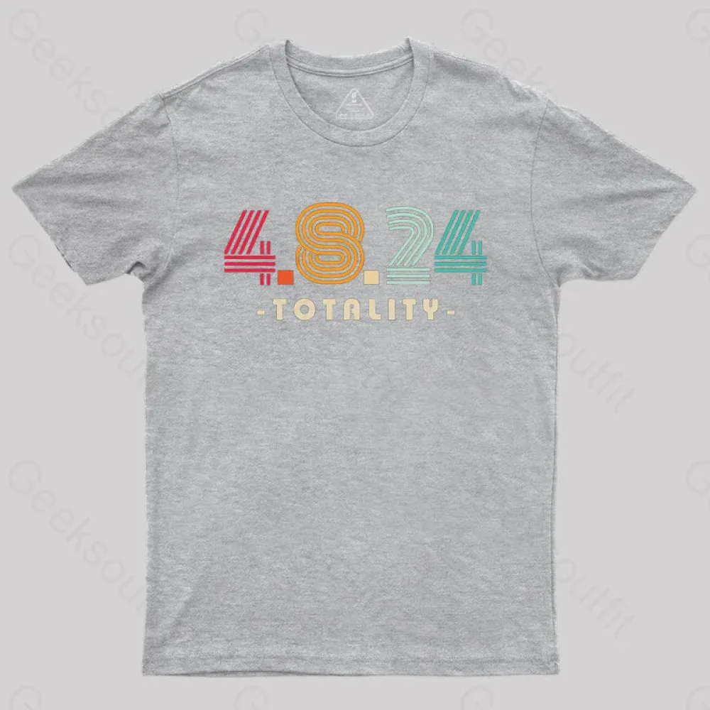 4.8.24 Totality Solar Eclipse Retro Vintage T-Shirt