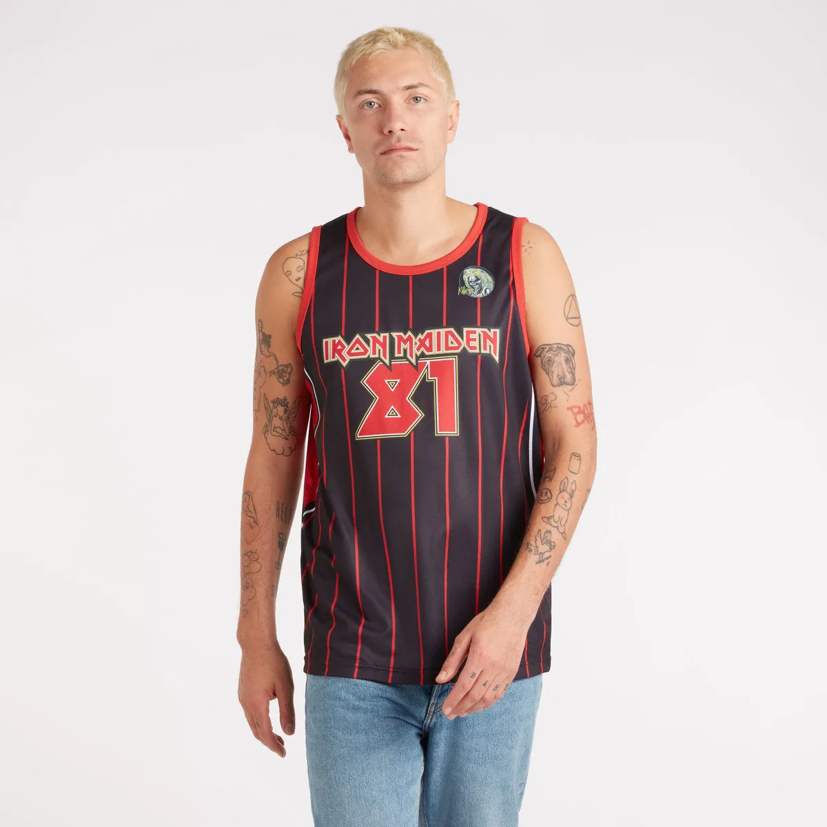 Amplified Mens Killers Iron Maiden Basketball Jersey