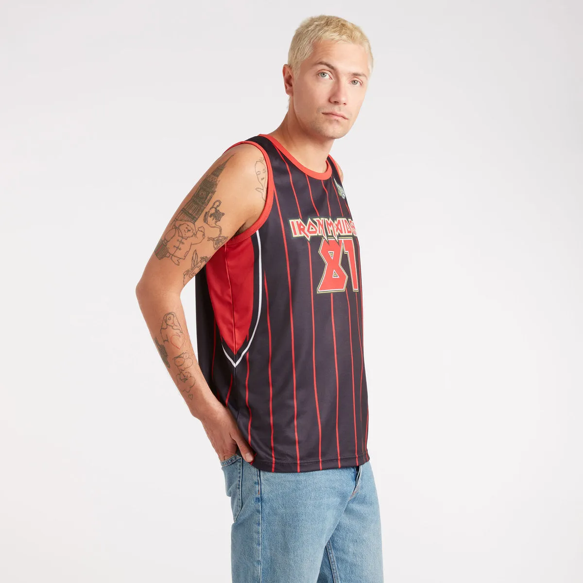 Amplified Mens Killers Iron Maiden Basketball Jersey
