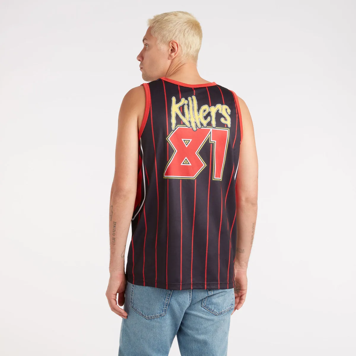 Amplified Mens Killers Iron Maiden Basketball Jersey