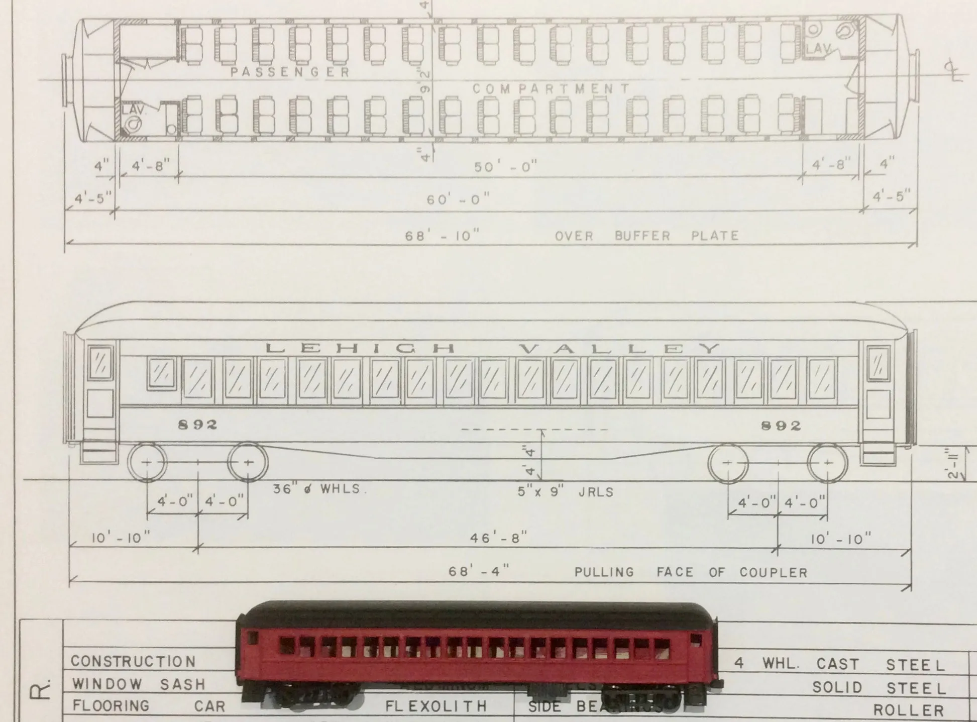 «ANTHRACITE RR» - Passenger car bundle  #160-5102
