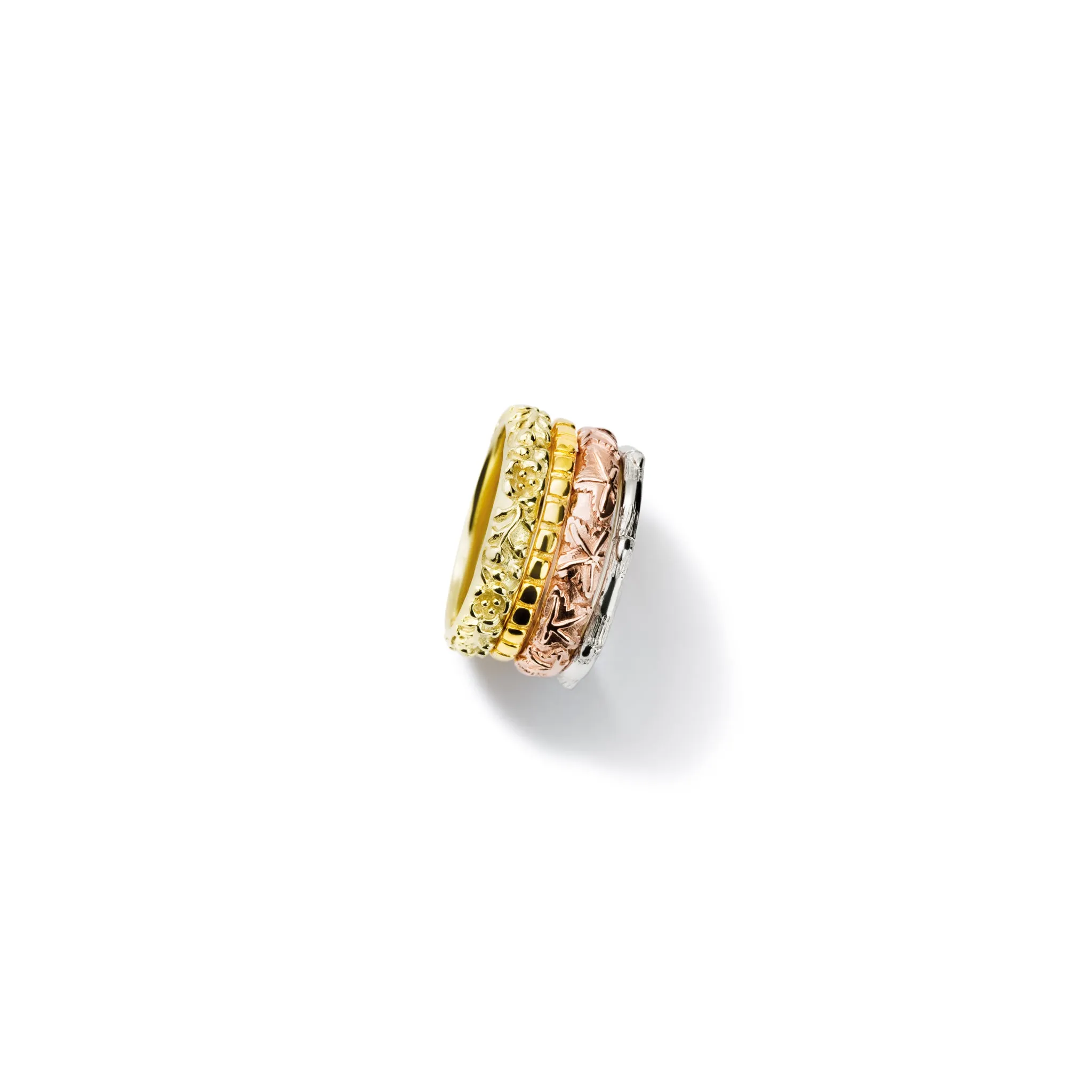 Bamboo Ring Yellow Gold