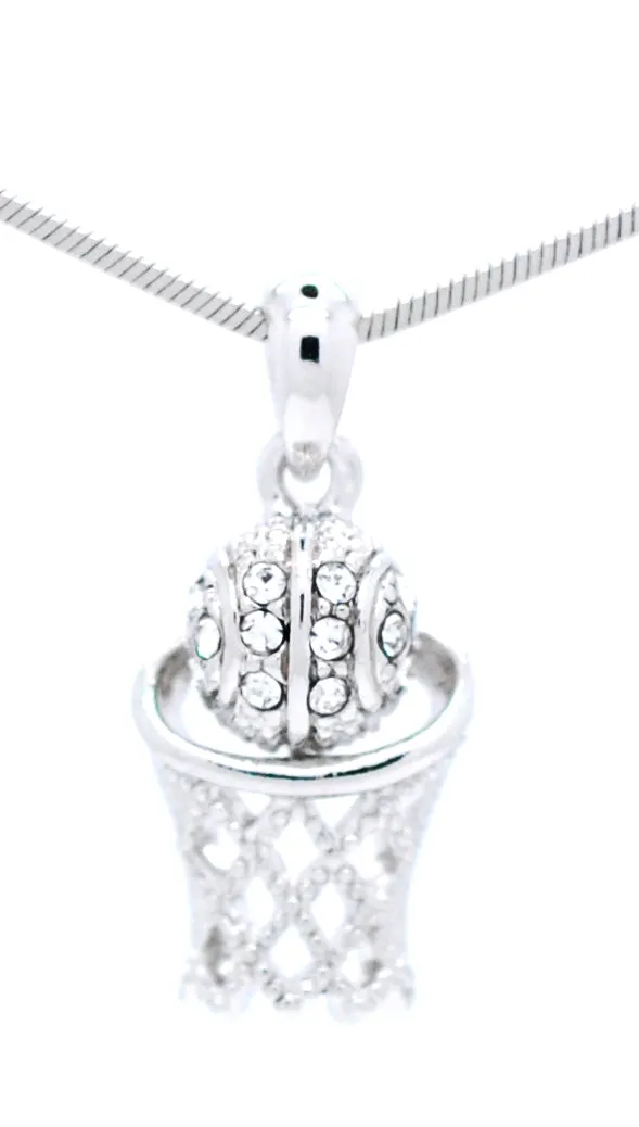 Basketball Hoop Necklace - Mini Single Color