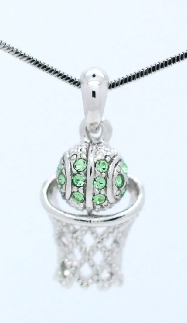 Basketball Hoop Necklace - Mini Single Color