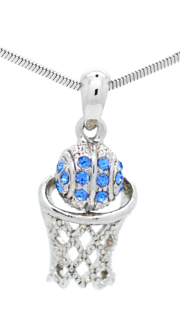 Basketball Hoop Necklace - Mini Single Color