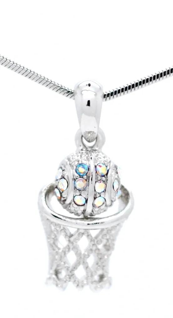 Basketball Hoop Necklace - Mini Single Color