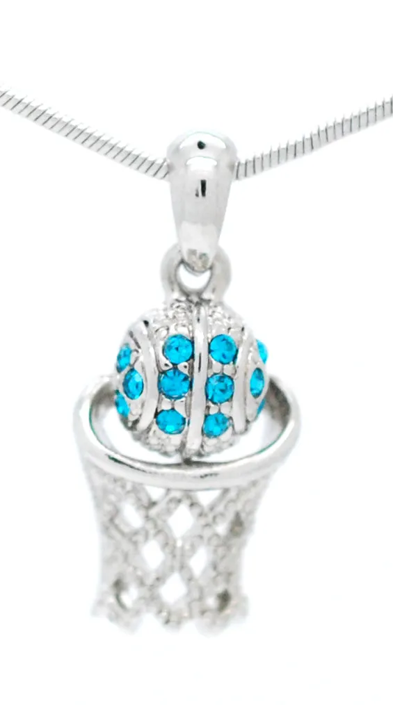 Basketball Hoop Necklace - Mini Single Color