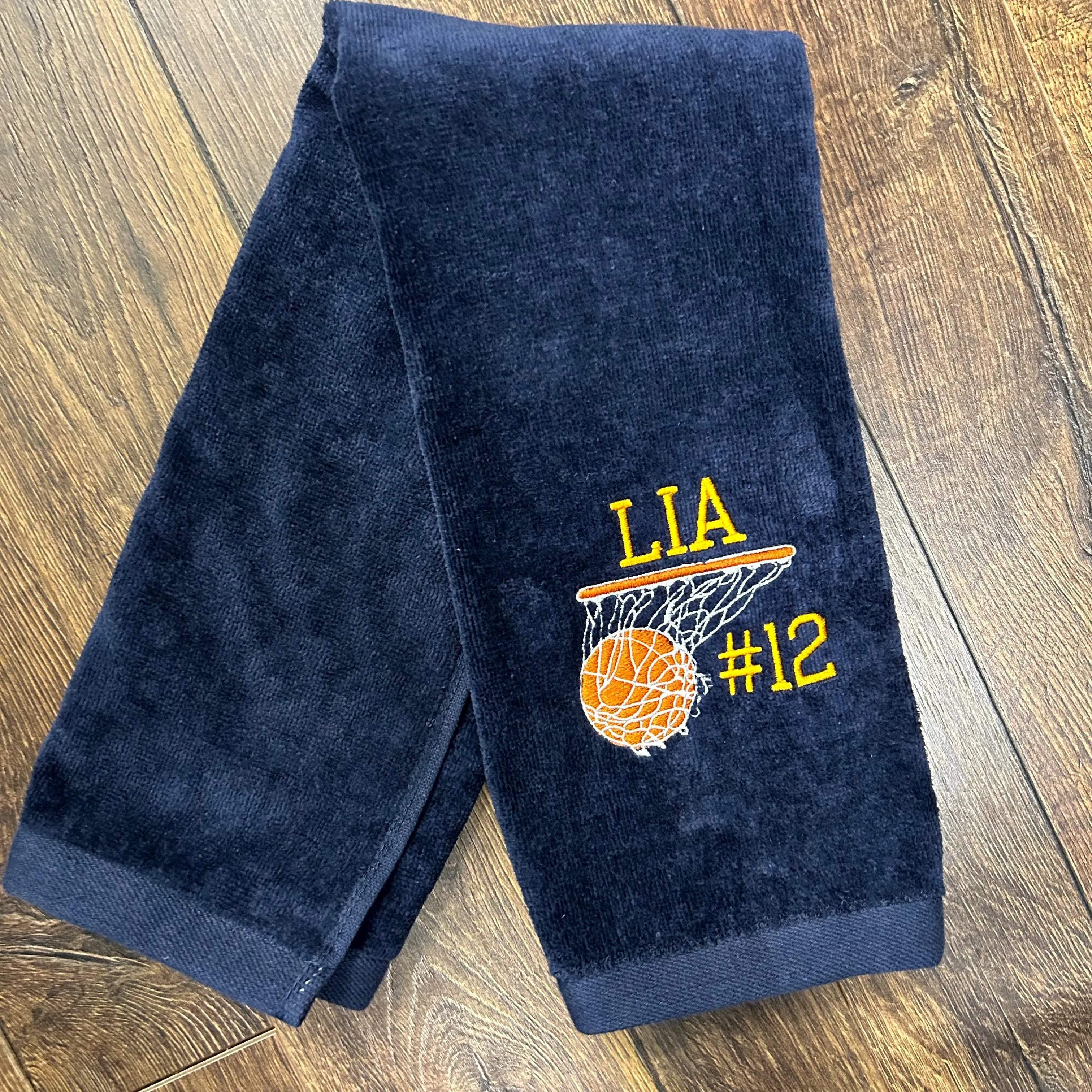 Basketball Player Personalized Sport Towel