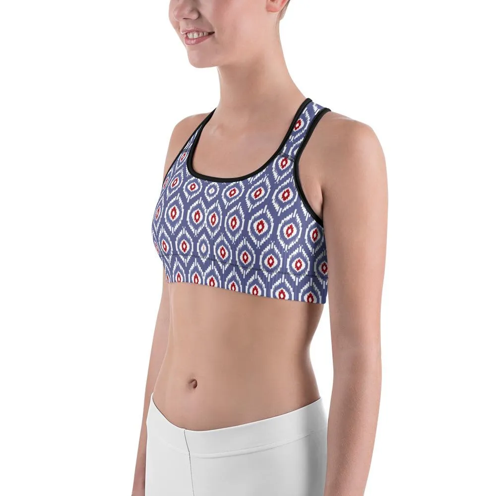 Batik Inspired Sports Bra