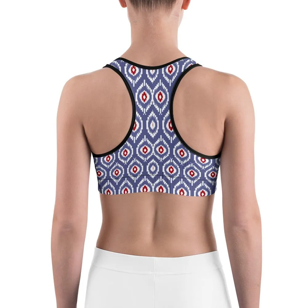 Batik Inspired Sports Bra