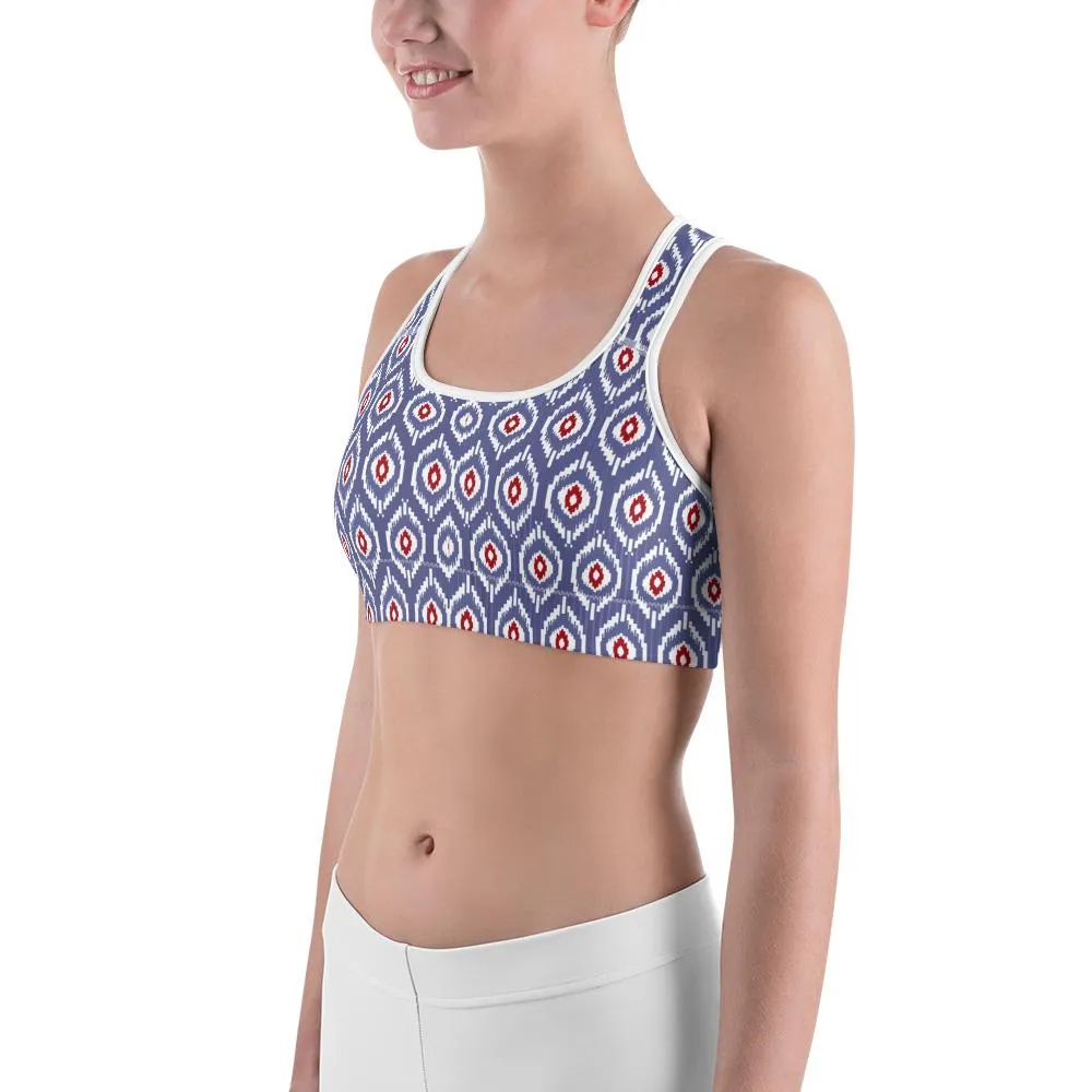 Batik Inspired Sports Bra