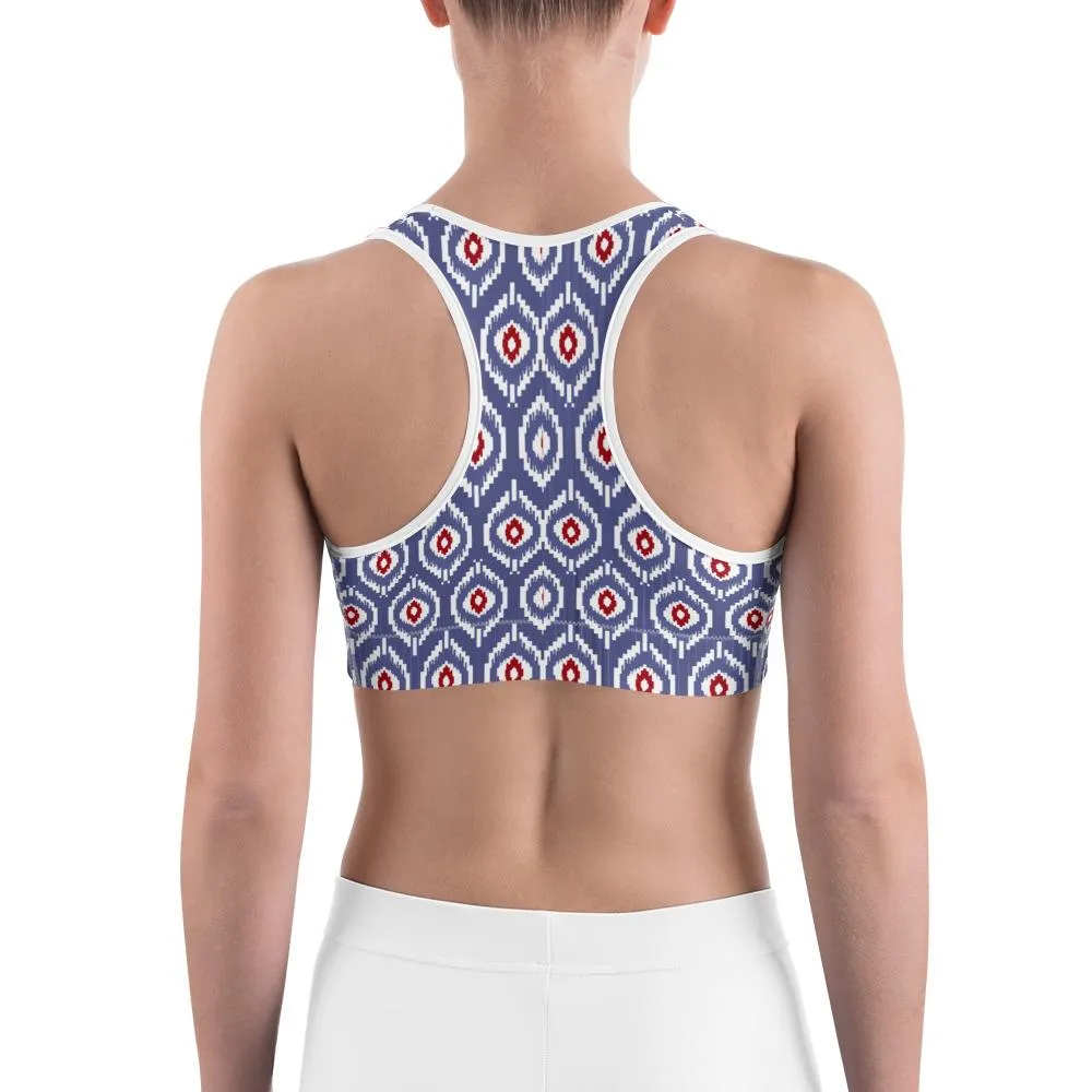 Batik Inspired Sports Bra