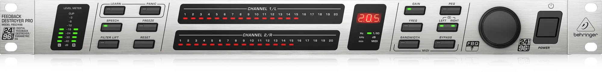 Behringer FBQ2496 feedback suppressor
