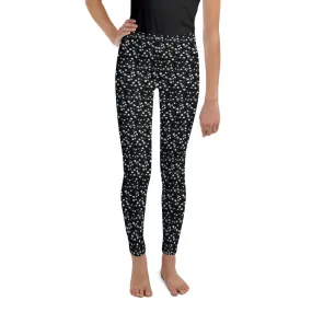 Black Blue Rain Youth Leggings Trendy Fashion Leggings for girls, Leggings for Boys Basketball