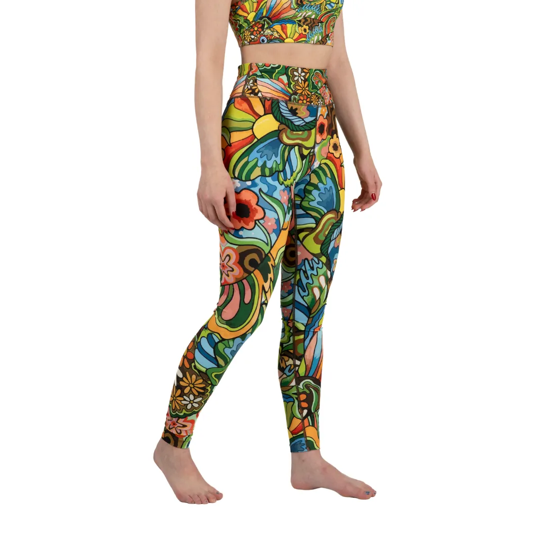 Boho Bass High-Waisted Leggings