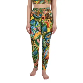 Boho Bass High-Waisted Leggings