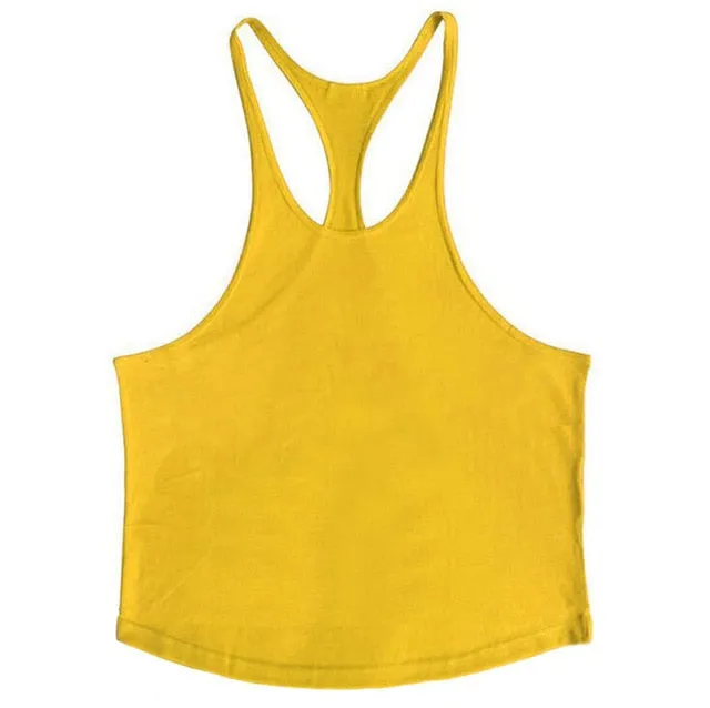 Brand Muscleguys gyms stringer tank top fitness men musculation vest bodybuilding clothing print undershirt solid tank tops