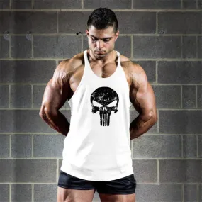 Brand Muscleguys gyms stringer tank top fitness men musculation vest bodybuilding clothing print undershirt solid tank tops