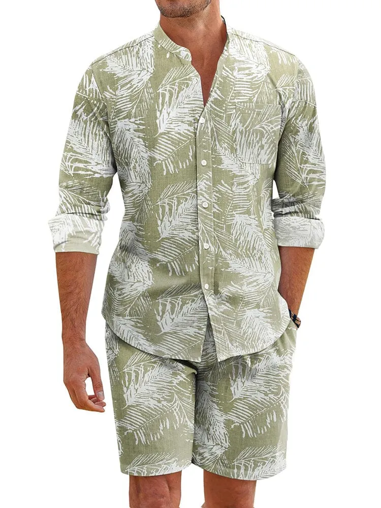 Casual 100% Cotton Graphic Shirt Sets (US Only)