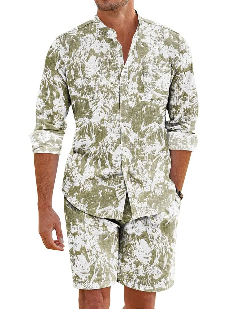 Casual 100% Cotton Graphic Shirt Sets (US Only)