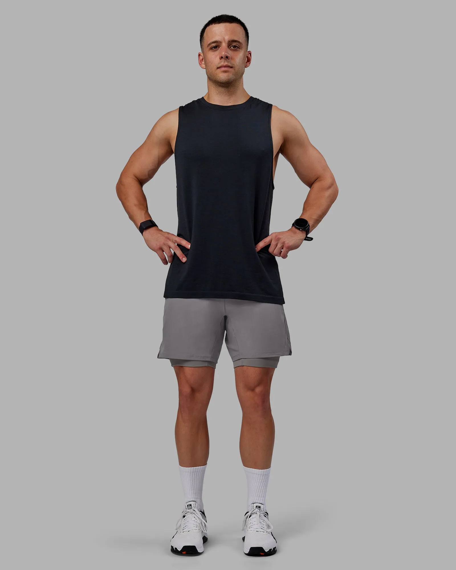 Challenger 6" Lined Performance Shorts - Storm Front