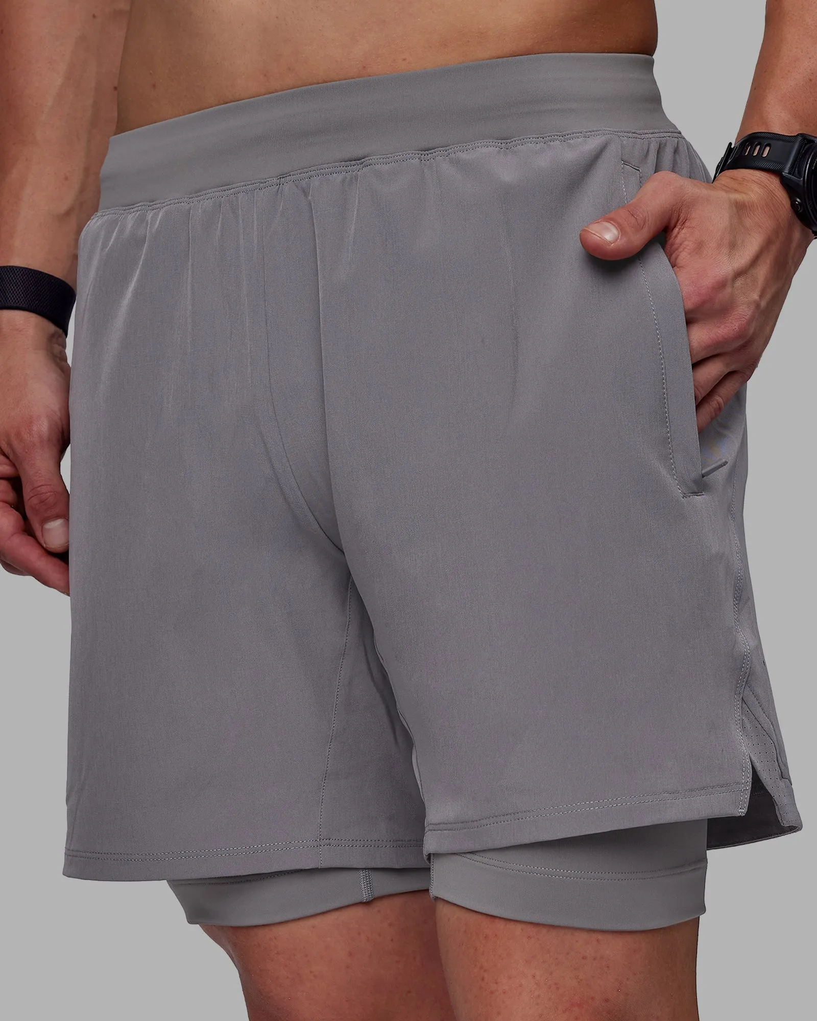 Challenger 6" Lined Performance Shorts - Storm Front