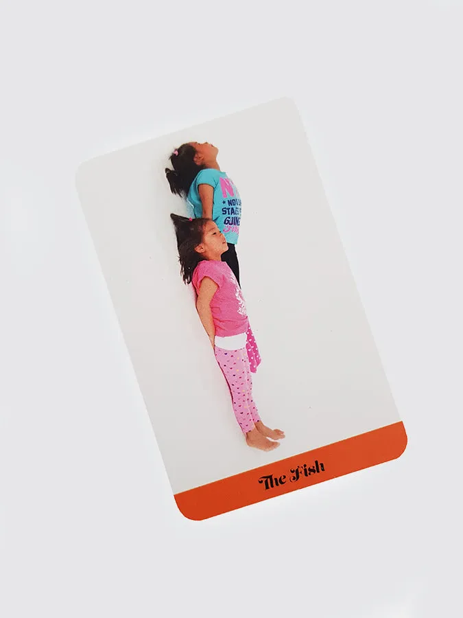 ChiBall Children In Balance Playing Yoga Cards