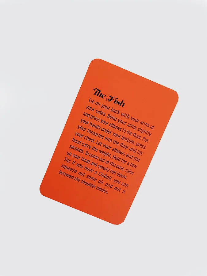 ChiBall Children In Balance Playing Yoga Cards