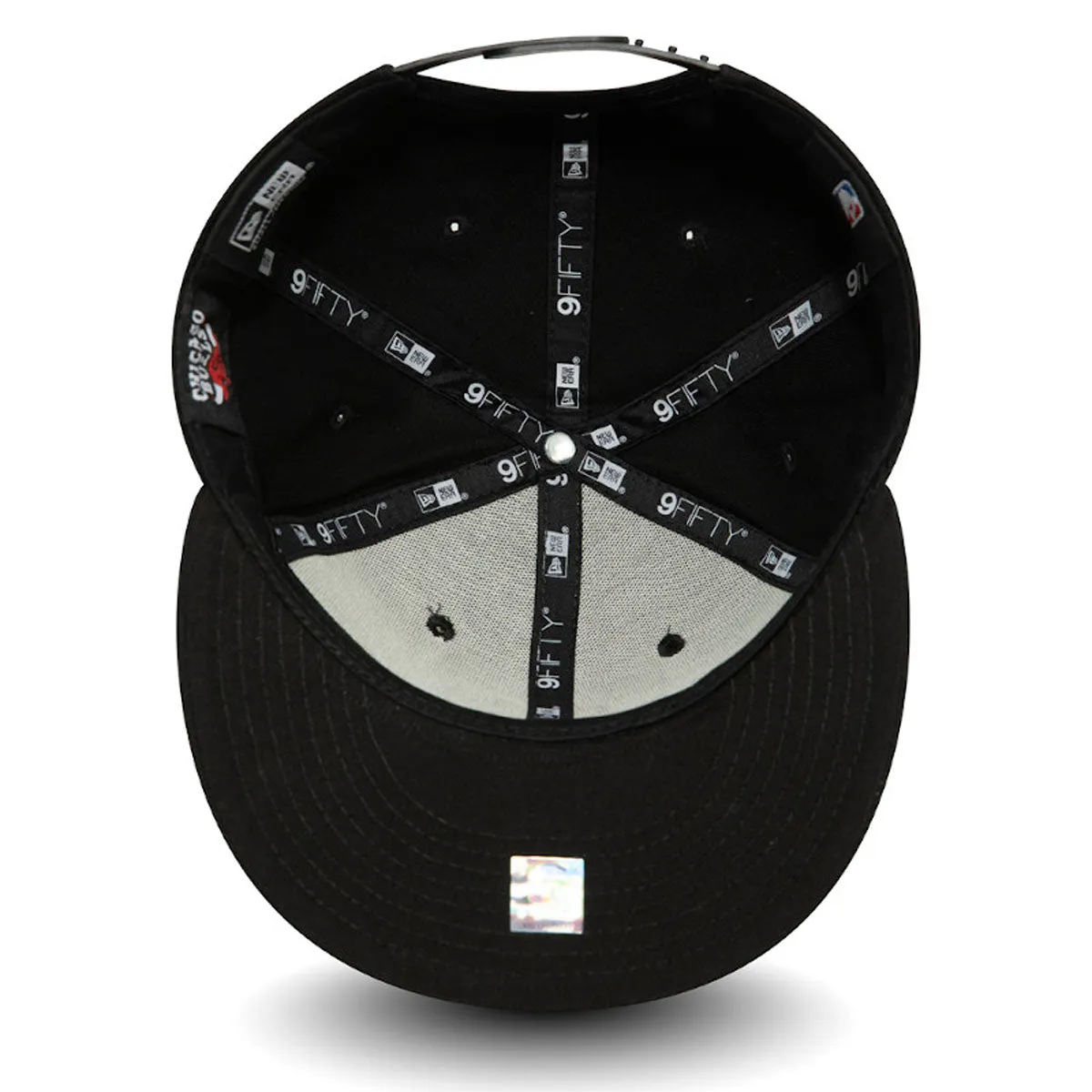 Chicago Bulls New Era 950 NBA Team Black Snapback Cap