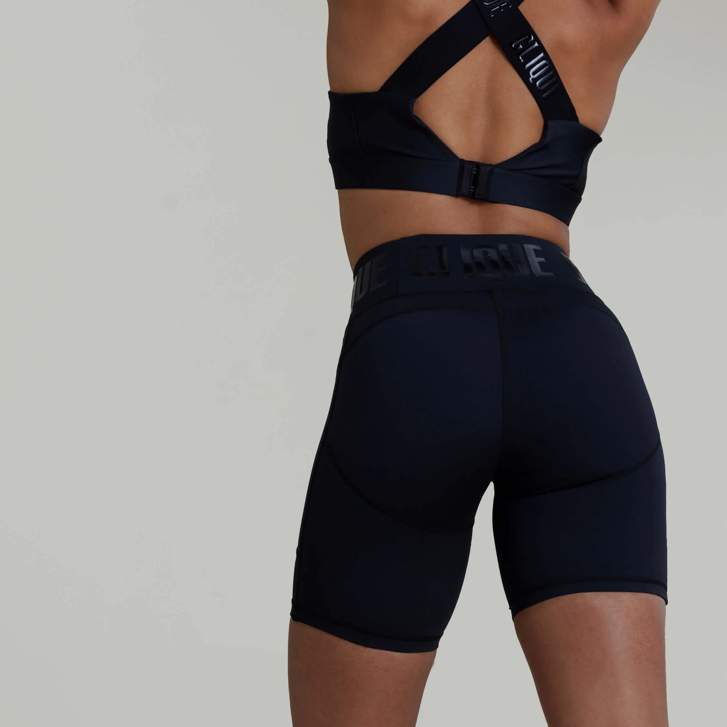 CLQ Zone Mid-Biker Short - Stealth