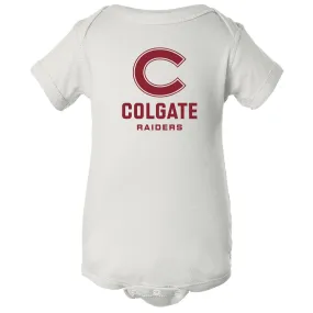 Colgate University Raiders Primary Logo Infant Creeper - White