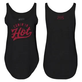 COMIN' IN HOT TANK - BLACK - WOMEN'S