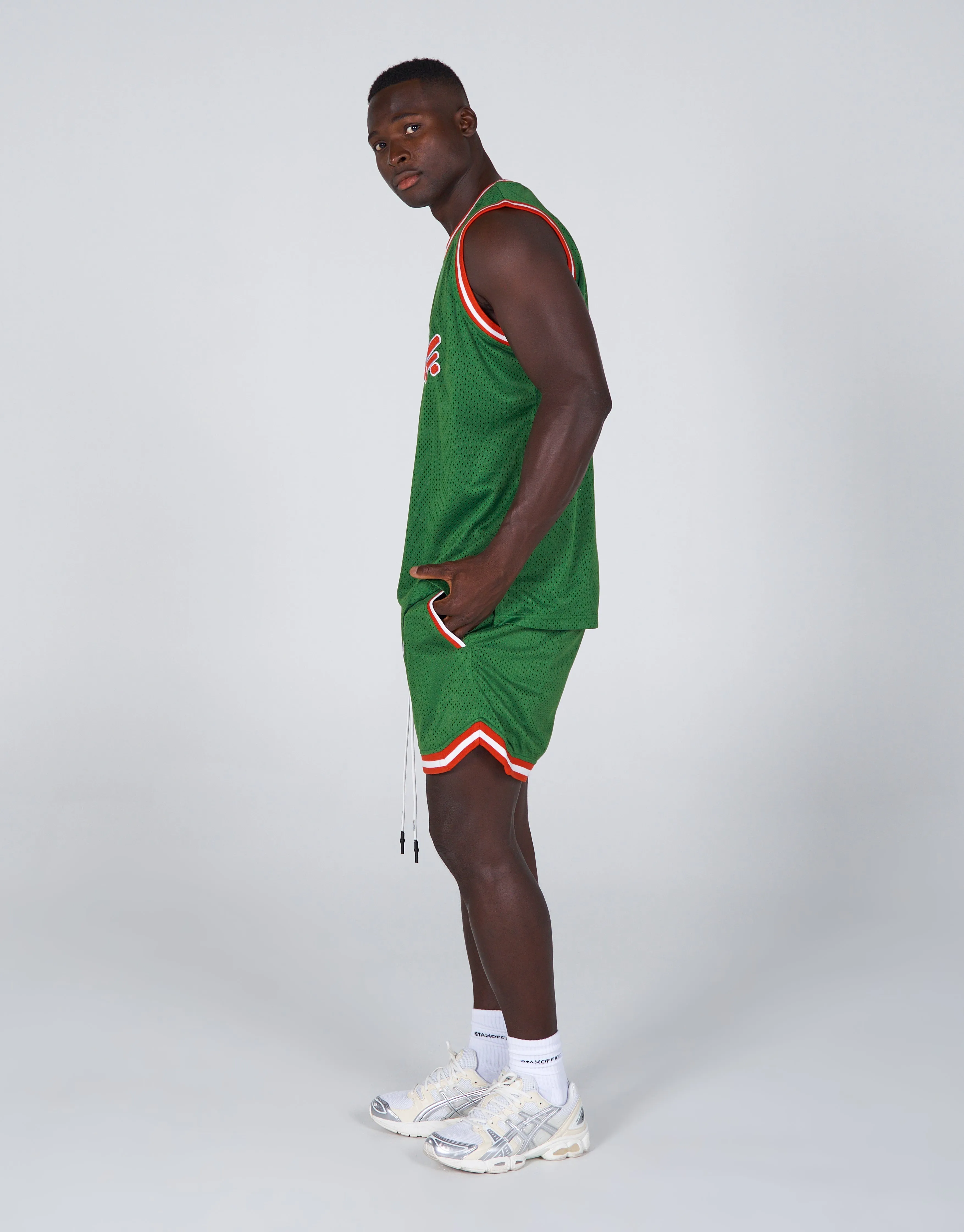 Court Drip Basketball Singlet - Ohio