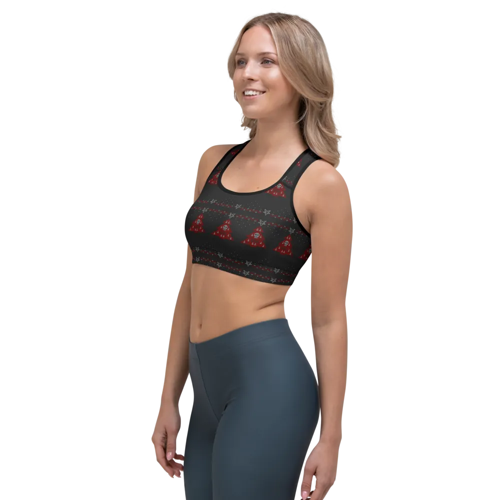 Dark Arts Ugly Sweater Sports bra