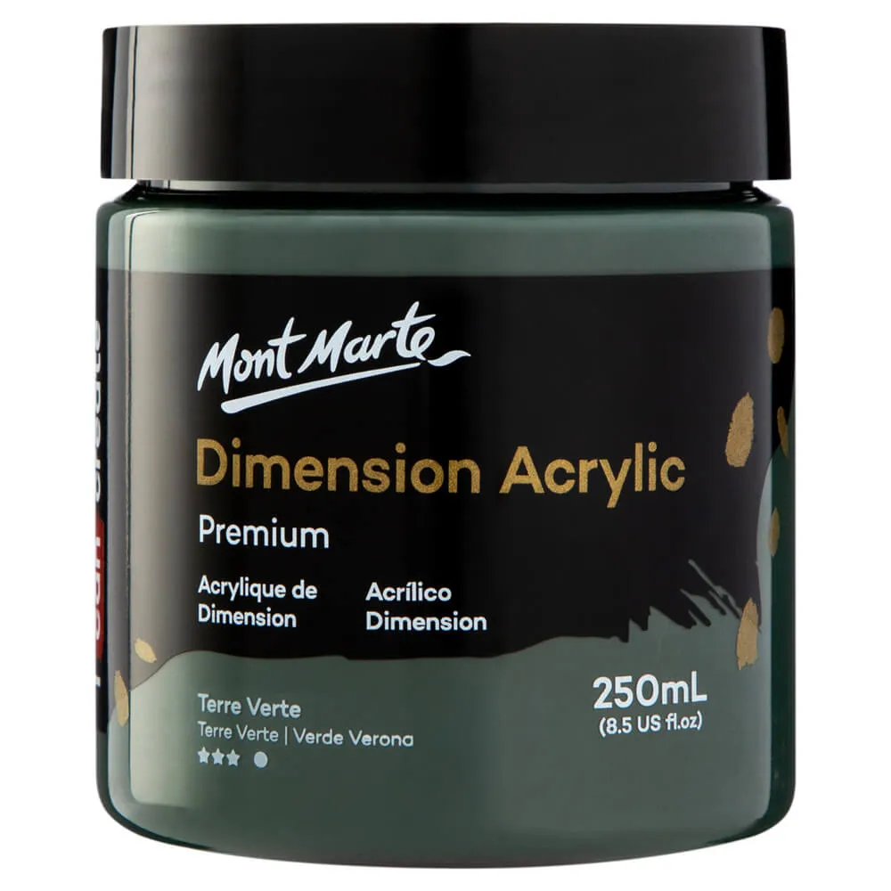 Dimension Acrylic Premium 250ml (8.5 US fl.oz) - Terre Verte