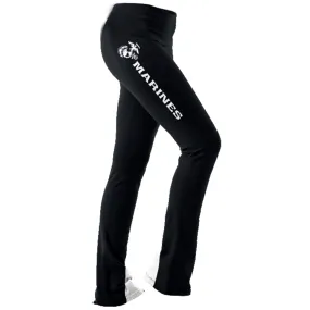 EGA Marines Ladies USMC Leggings-Black