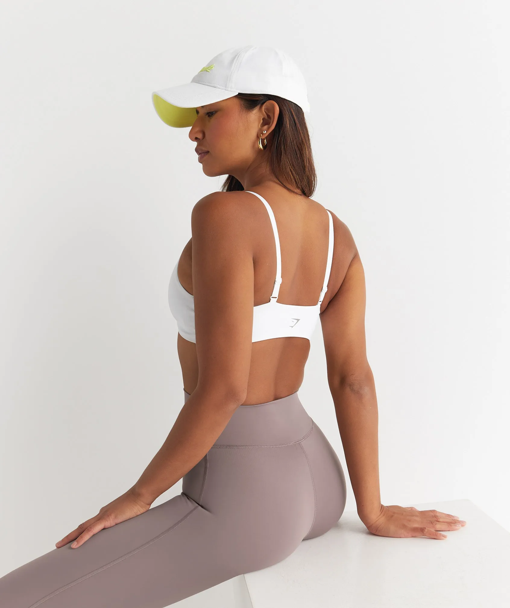 Gymshark Elevate Twist Front Bralette - White