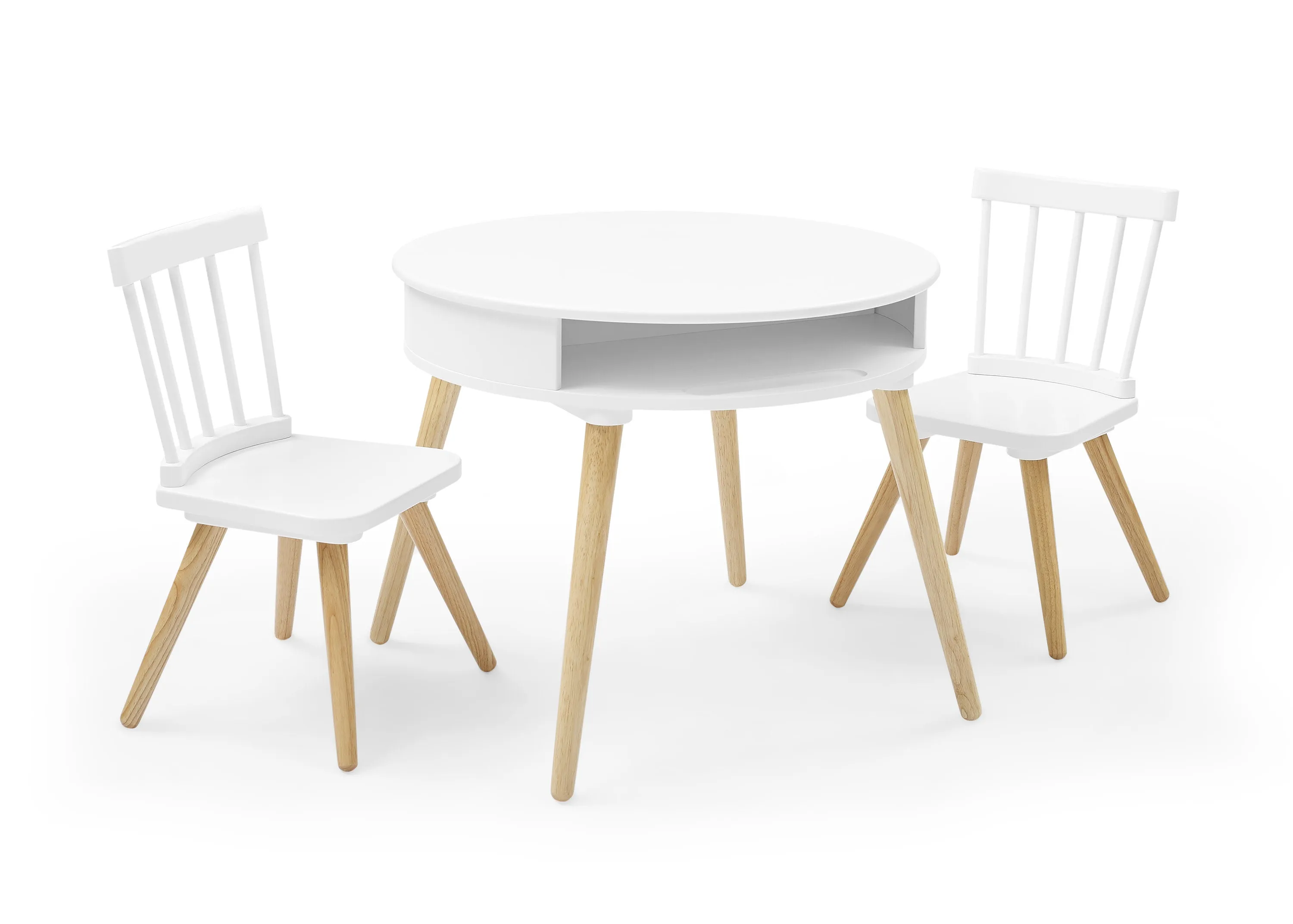 Hudson Storage Table & 2-Piece Chair Set