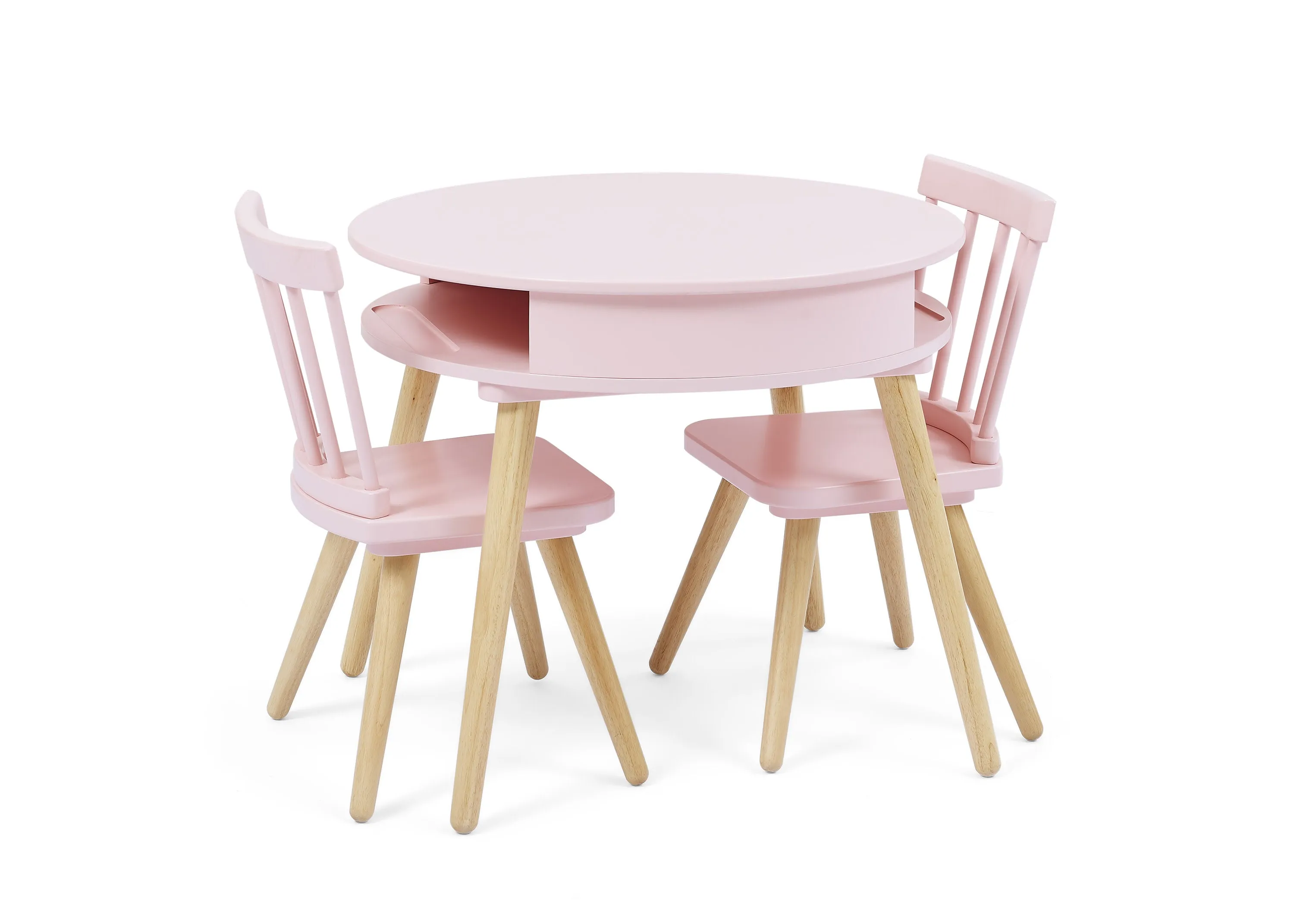 Hudson Storage Table & 2-Piece Chair Set