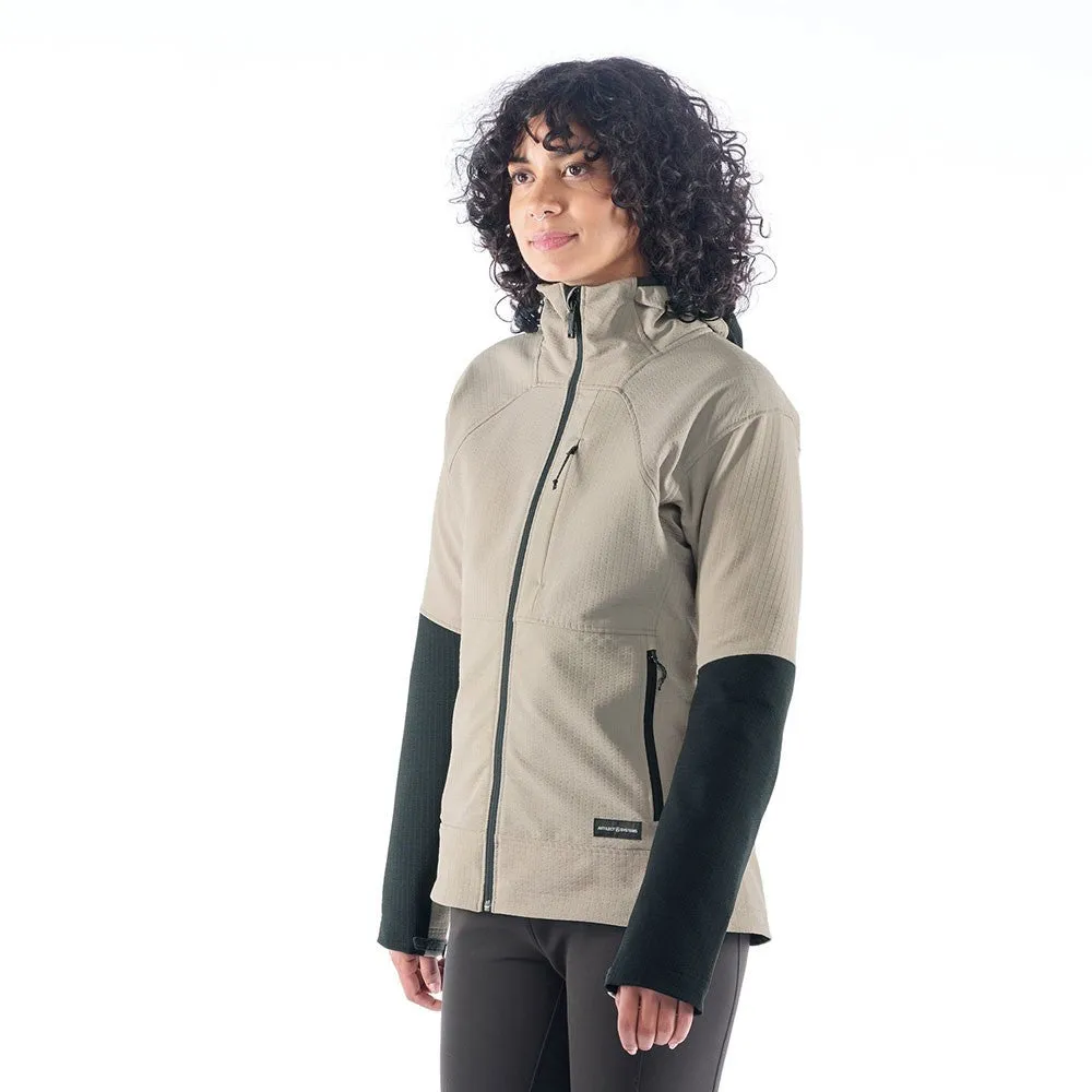 Intersect Doubleweave Jacket - Dove Grey/Black