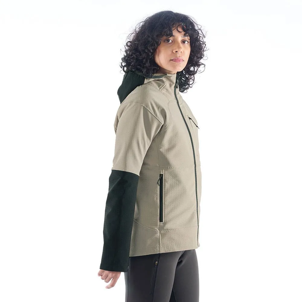 Intersect Doubleweave Jacket - Dove Grey/Black