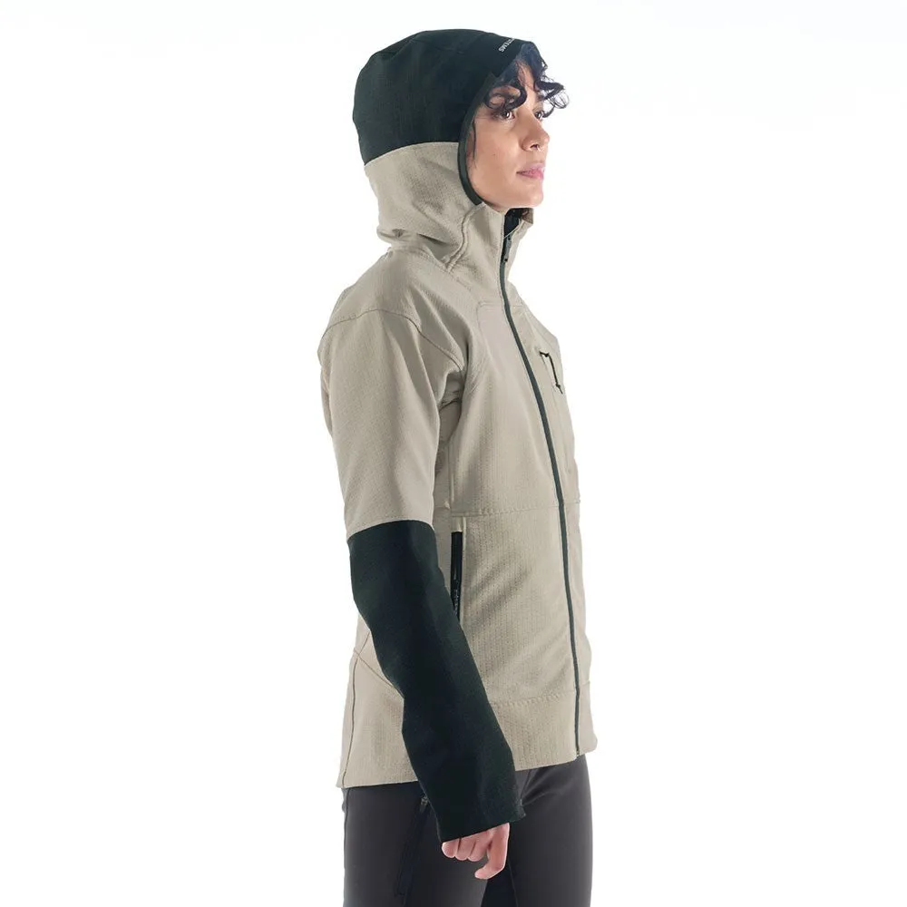 Intersect Doubleweave Jacket - Dove Grey/Black