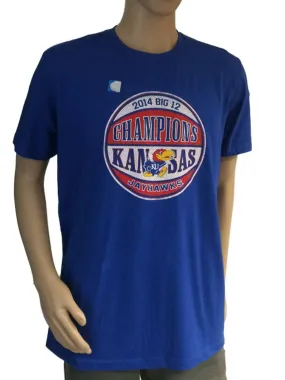 Kansas Jayhawks KU 2014 Big 12 Basketball Champions The Victory Blue T-Shirt